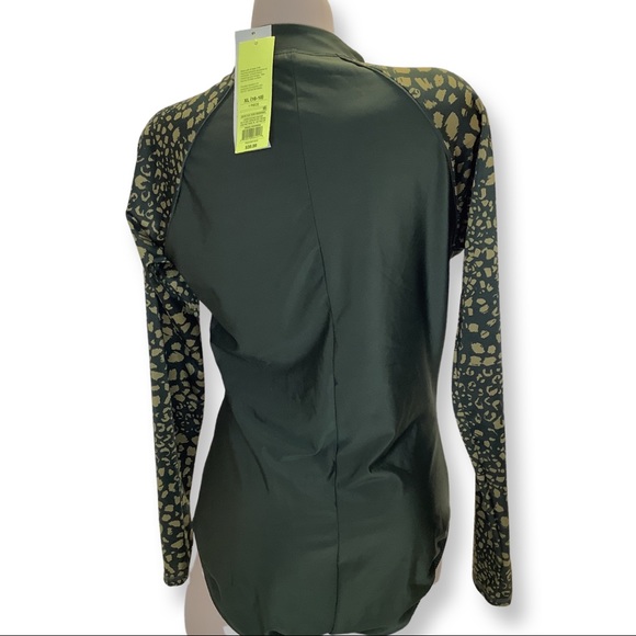 All in Motion One Piece Long Sleeve Swimsuit NWT - Picture 3 of 4